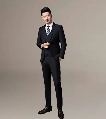 2017春夏新品男式西服套装韩版商务休闲西装男两件套学生面试装