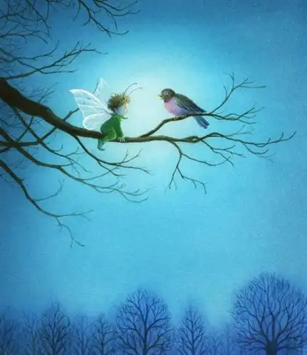 asakoeguchi水彩画作品天使梦境插画艺术