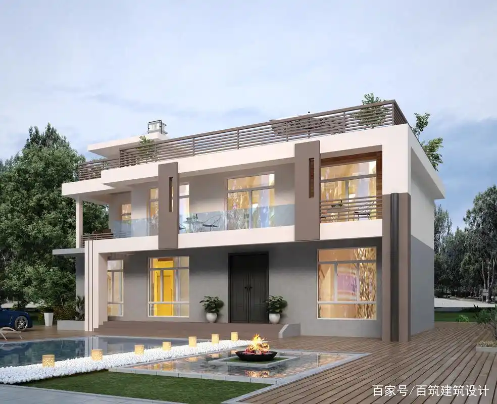 谁说农村房子土了,设计好外观也能这么亮眼