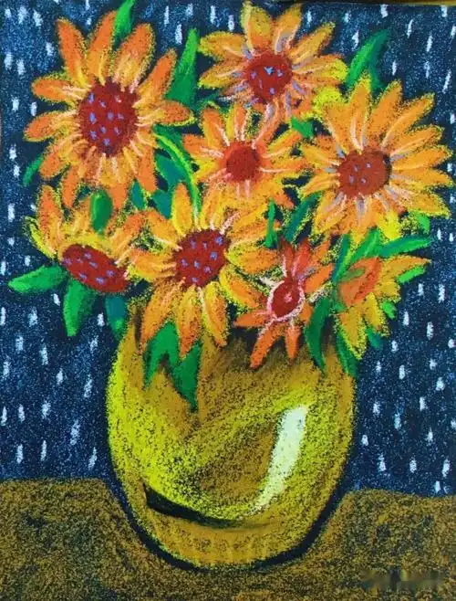 创意绘画综合材料篇当油画棒遇见砂纸get到你n种想法