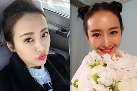 李纯王鸥照片比对 两个人实在太像了