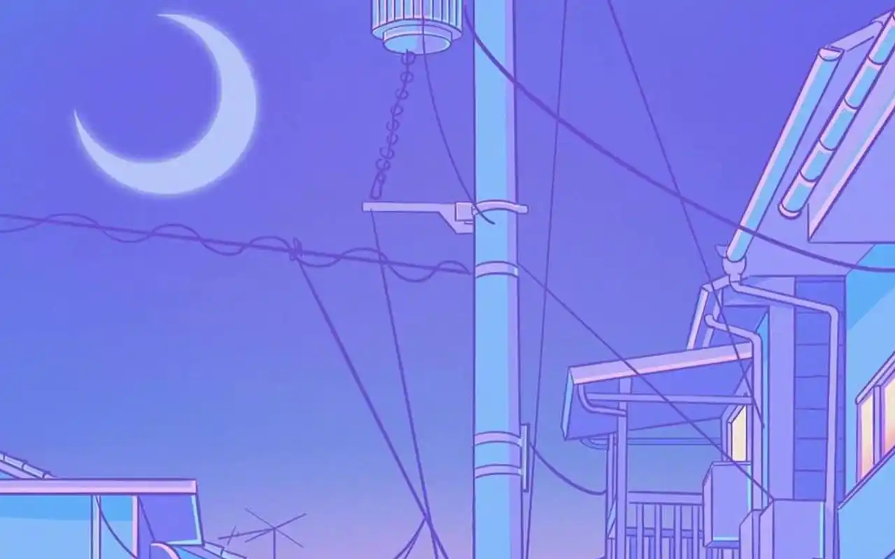 清新紫粉色治愈系电脑桌面壁纸