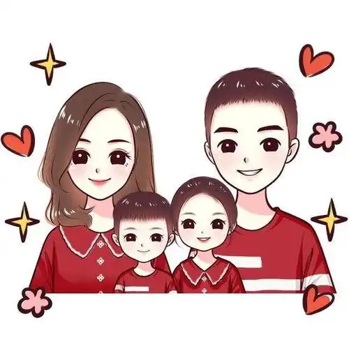 一家四口姐弟漫画头像 - 搜狗图片搜索