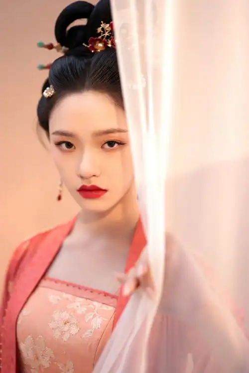 林允古装造型释出低头抚琴娴静柔美