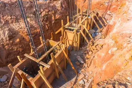 桩基桩基承台照片