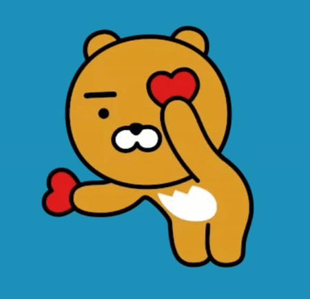 小熊卡通爱心可爱gif动图_动态图_表情包下载_soogif