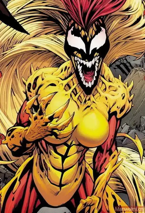 嚎叫(scream)诞生最后,嚎叫与其他四位共生体后代极端