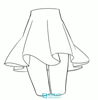漫画怎么画女生裙子裙子步骤画法讲解