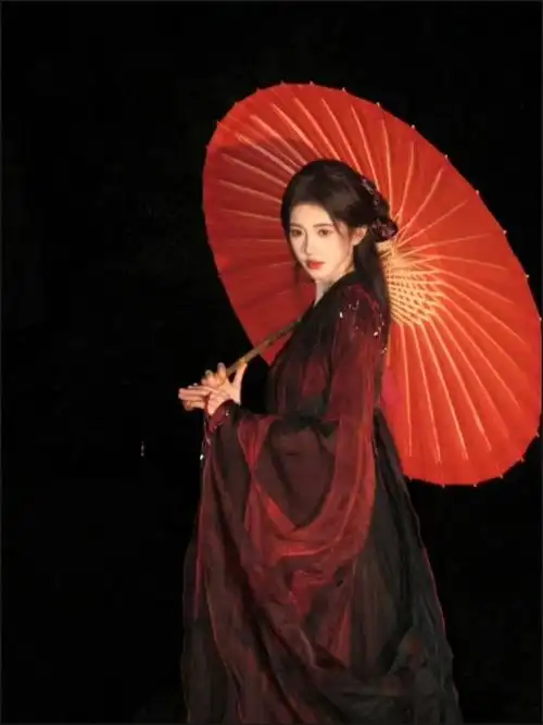 鞠婧祎的红色古装造型太好看了吧