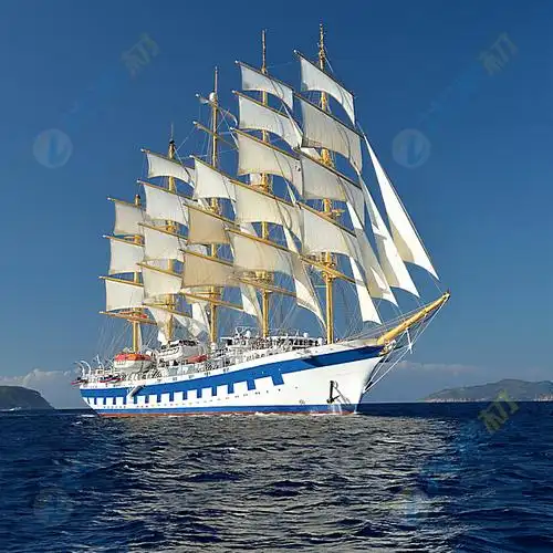 海上巨大帆船高清图片下载