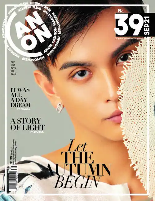 中国新锐男模李磊登上多家国际杂志封面