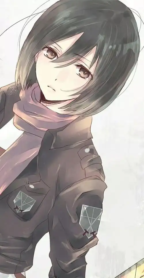 进击的巨人三笠帅气手机壁纸集结于美貌与实力与一身