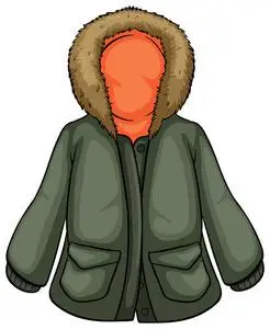 皮大衣插画-皮大衣手绘-皮大衣卡通图-摄图新视界