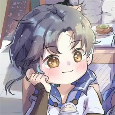 小清新甜蜜互动的动漫情侣头像图片