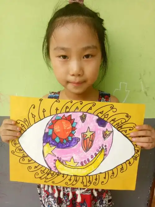 2017-07-25奇思妙想班作品集【眼睛里的世界】辅导老师:刘帅歌