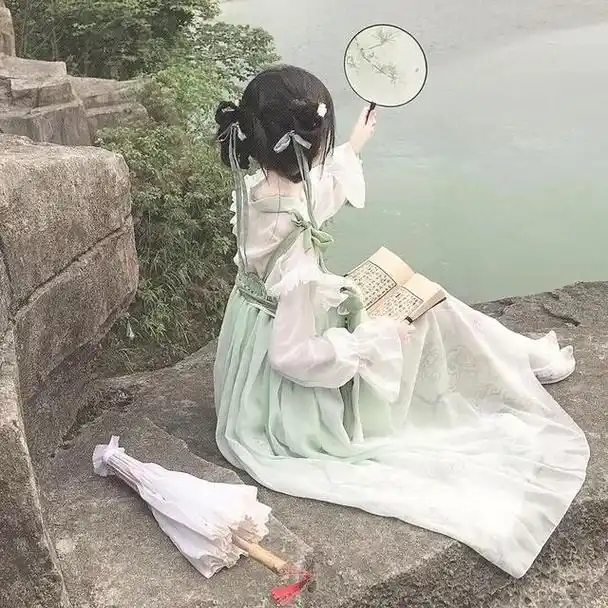 古风真人头像江南风女头