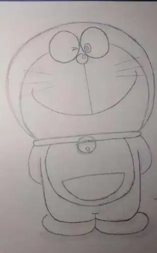 哆啦a梦简笔画铅笔画简笔画动物素描萌十一岁素描简笔画