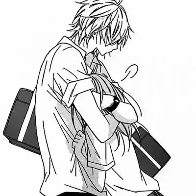 日系黑白漫画背景图