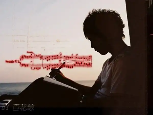 求,五月天 阿信 一张侧脸剪影的照片