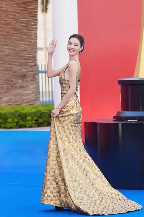 娱乐闪接触 的想法: 钟楚曦今日金鸡奖红毯造型 |  a data-pin-topic