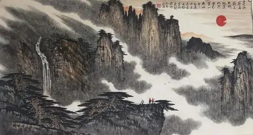 山水画名家樊建文的笔墨意趣