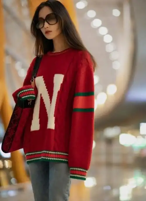 倪妮气质好就是可以任性街拍随便一摆都是大片