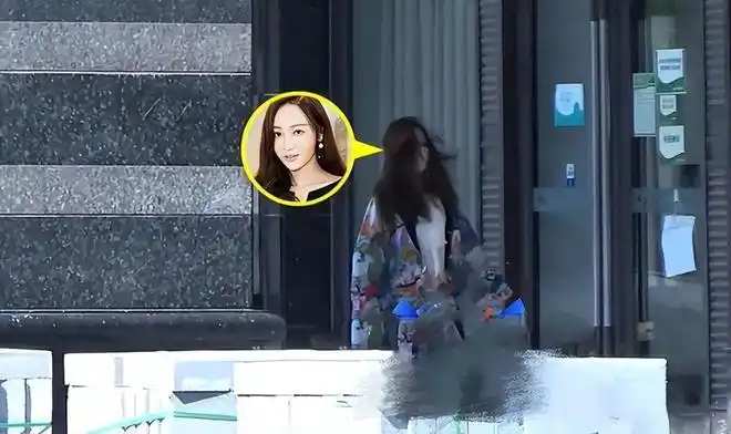 姚笛独自去美容院穿印花外套配15万铂金包瘦的都不成人形了