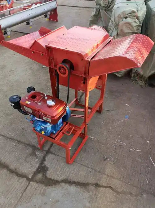 稻麦脱粒l机小型水稻脱粒机打谷机农用自分离排草收割打籽机脱粒