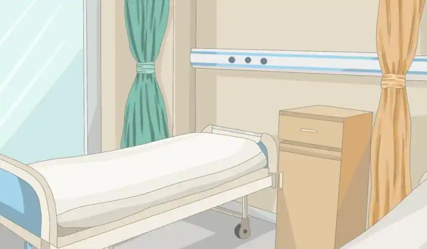 清晨交班过后,我们迎来了第一位患者,是由门诊护士用轮椅推进病房的.