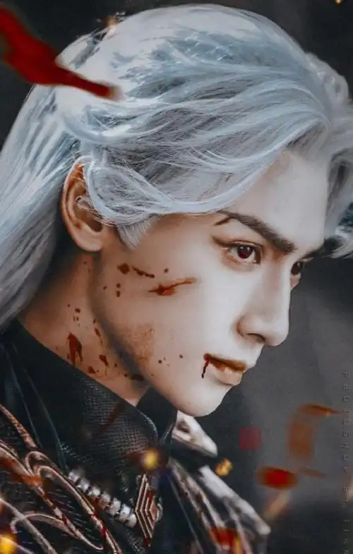 这些古装美男白发太惊艳,盛世容颜,一眼万年