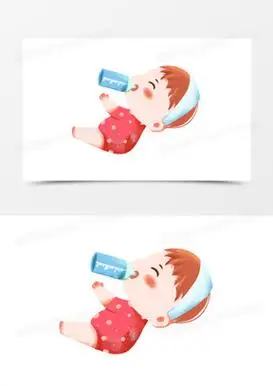 小宝宝喝奶图片卡通大全_熊猫办公