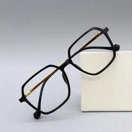 近视眼镜潮女韩潮女近视眼蓝光框型可配多边明色定制成品光学镜