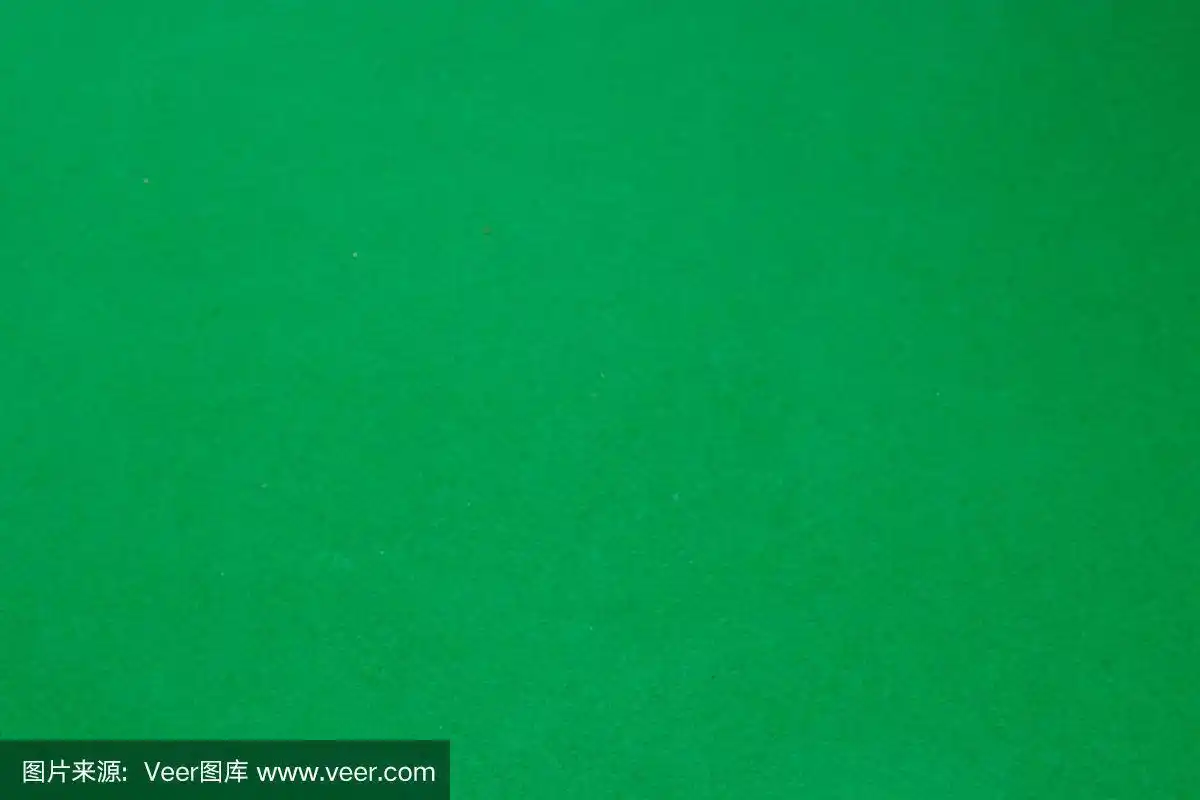 深绿色哑光绒面革面料的背景,特写