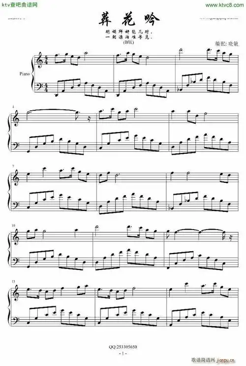 葬花吟演奏版b