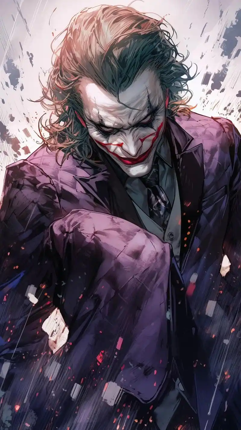 谁人不爱小丑?#动漫 #壁纸 #插画 #视觉震撼 #图文伙伴 - 抖音