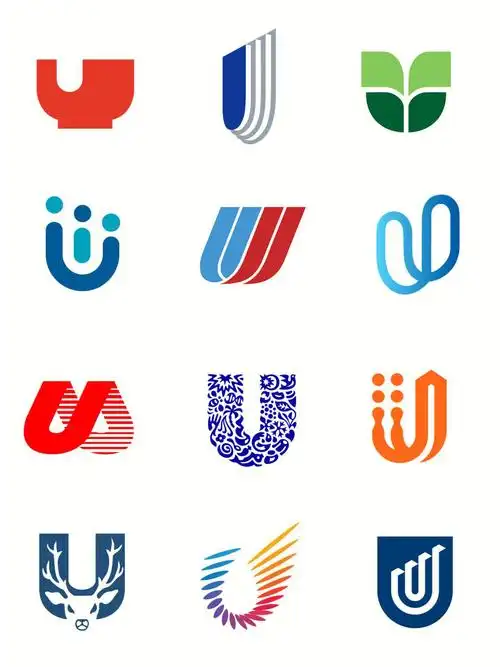 字母ulogo设计创意灵感分享