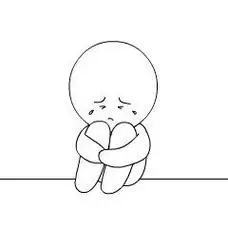 自闭小人简笔画简笔画-孤独难过的时候总会有人温暖你简笔画教程简笔