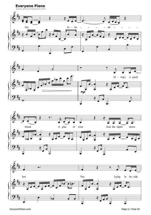 you钢琴谱-tensharp6