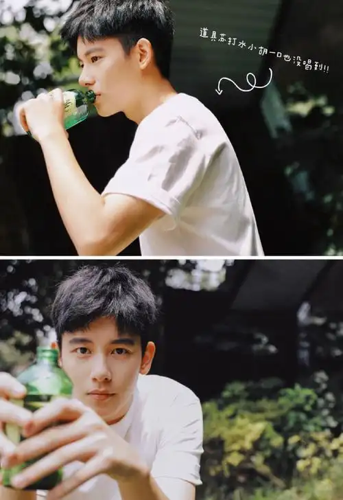 胡先煦开学季帅气图片写真