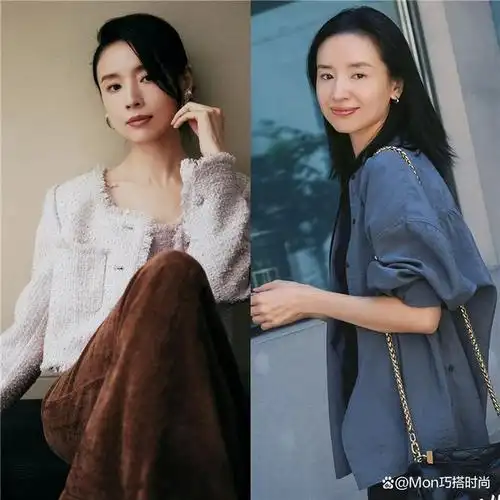 看了43岁的董洁才明白穿衣极简才是女人高级优雅的关键