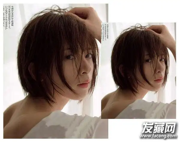 【图】中短发怎么剪好看 清新柔顺的中短直发自然优雅(4)_短发发型_发