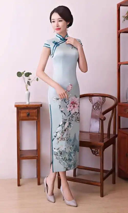 今年流行的改良旗袍裙,穿出典雅东方女人味