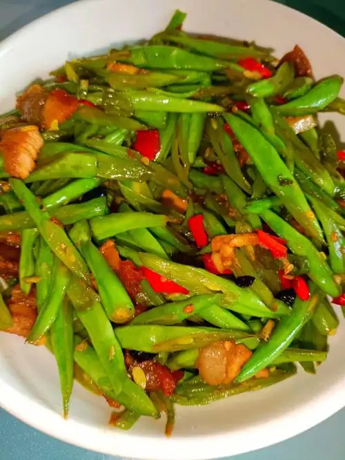 家常版小炒四季豆