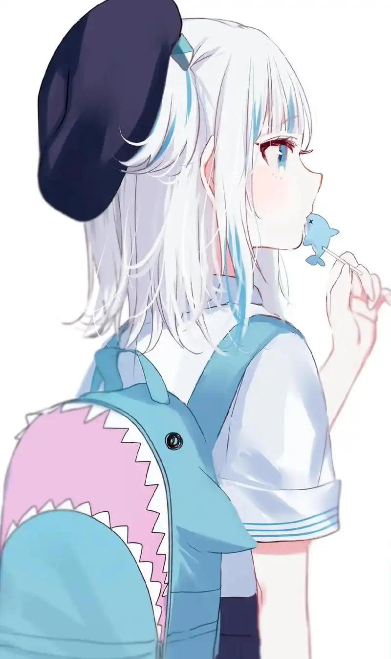 二次元 嘿嘿,小鲨鱼#好图分享 #角色  - 抖音