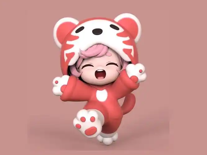 【zbrush雕刻】简单q版小手办制作,适合新手入门案例