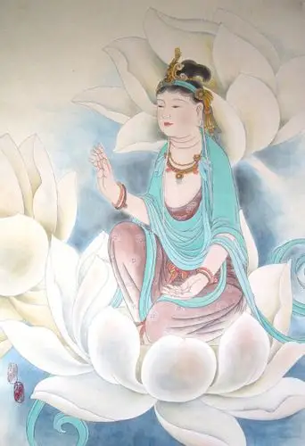 观音菩萨莲花坐