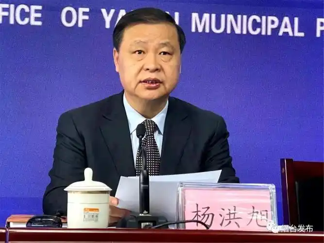 烟台市委常委,政法委书记杨洪旭介绍有关情况烟台市副市长,市公安局