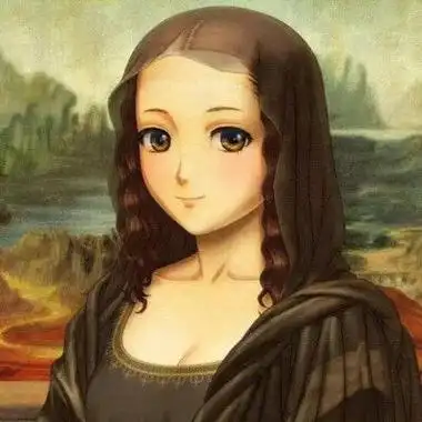 蒙娜丽莎头像搞笑