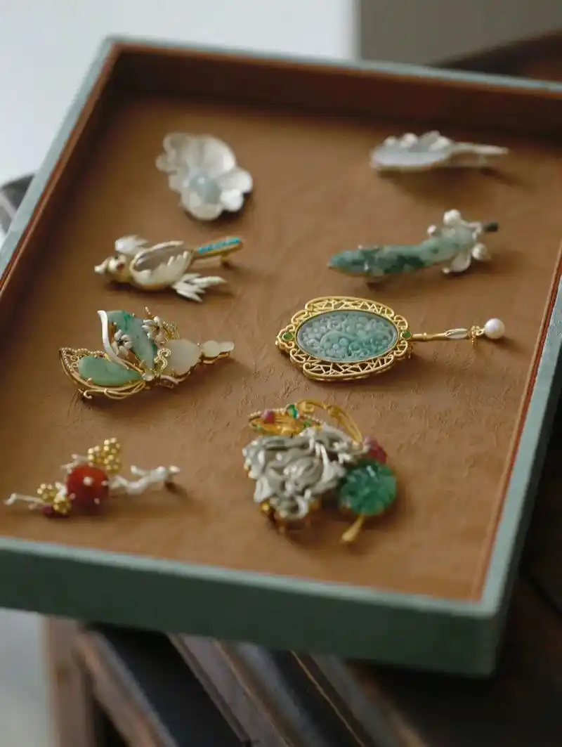 之前发了中式首饰大家都很喜欢可以宫廷款式 - 抖音