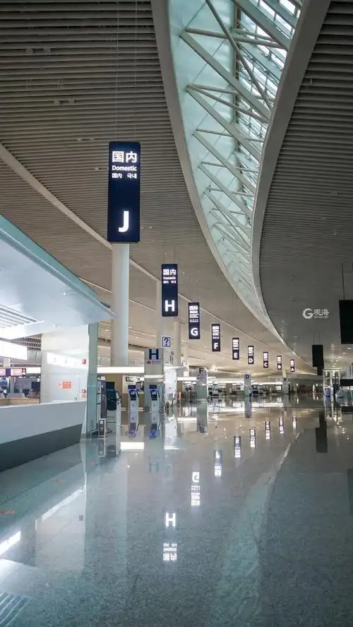 2021年7月,机场内部图.(唐婕 摄)